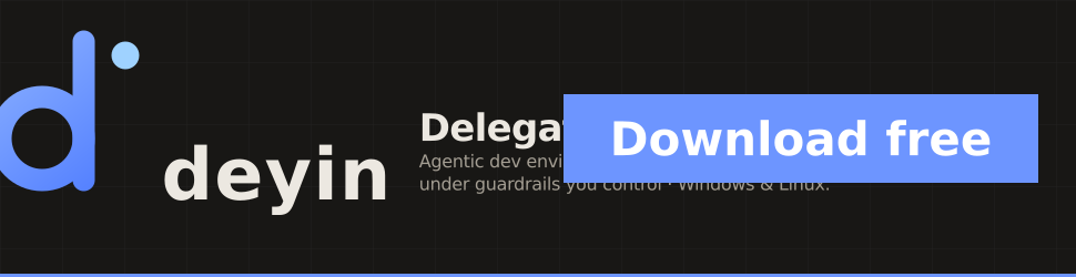 Deyin Code banner — Billboard · dark